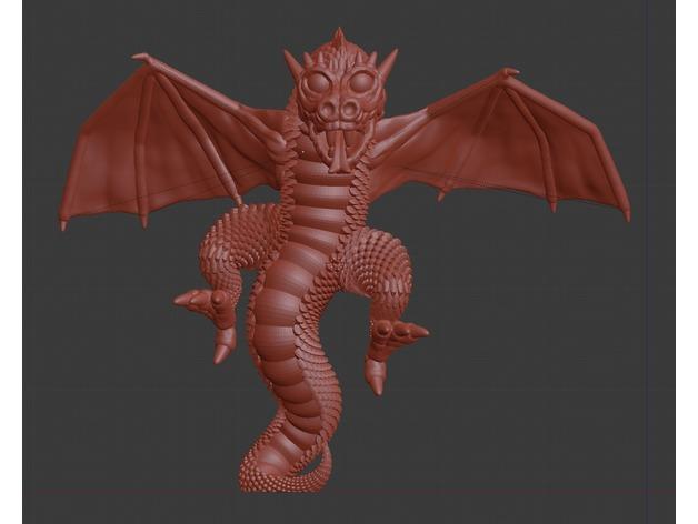 Gloomhaven德雷克龙3D打印模型