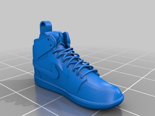 Nike Air Jordans模型鞋3D打印模型