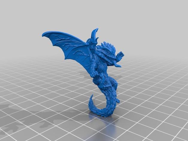 龙手办3D打印模型