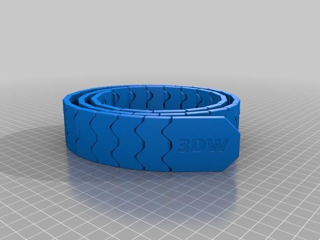 皮带3D打印模型