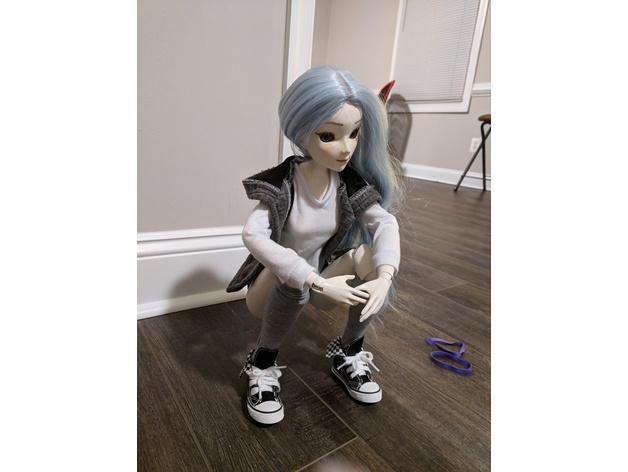 BJD美女玩偶（1/3 BJD）3D打印模型