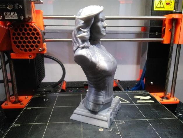 漫威惊奇队长半身像雕塑模型3D打印模型