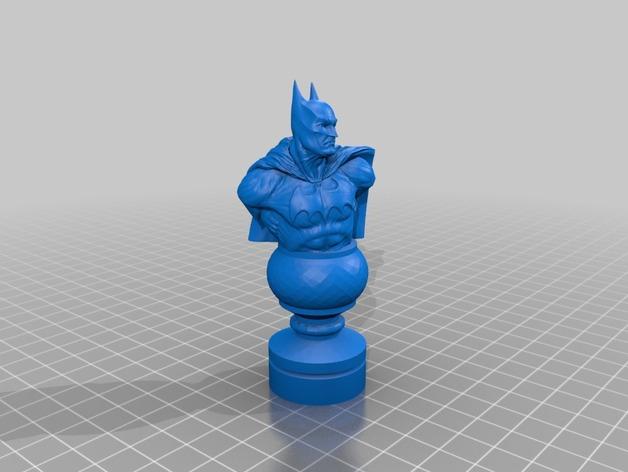 DC正义联盟造型国际象棋3D打印模型