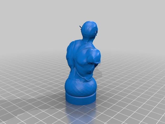 DC正义联盟造型国际象棋3D打印模型