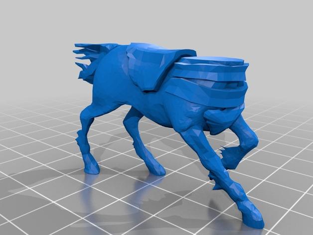 人马战士手办3D打印模型