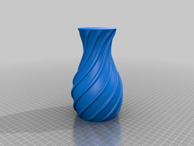 螺旋花瓶3D打印模型