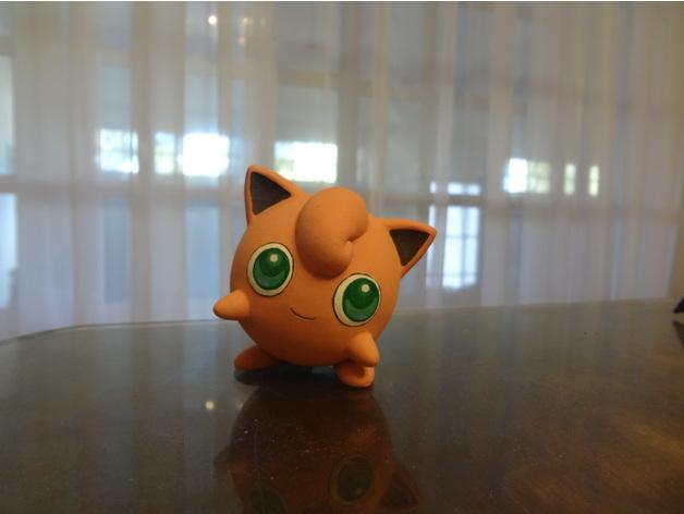 口袋妖怪胖丁mini手办3D打印模型