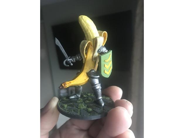 香蕉骑士手办3D打印模型