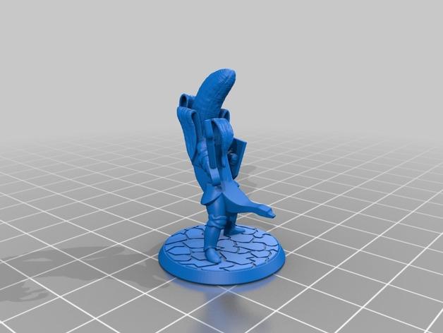 香蕉骑士手办3D打印模型