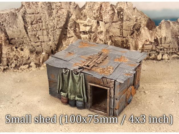 棚屋模型3D打印模型