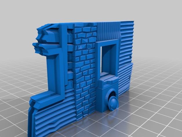 棚屋模型3D打印模型