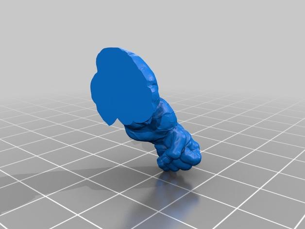 魔兽世界兽人手办3D打印模型