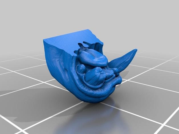 魔兽世界兽人手办3D打印模型