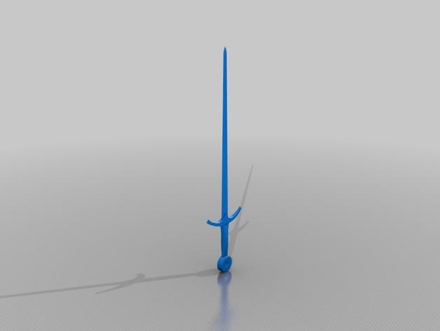 中世纪之剑3D打印模型