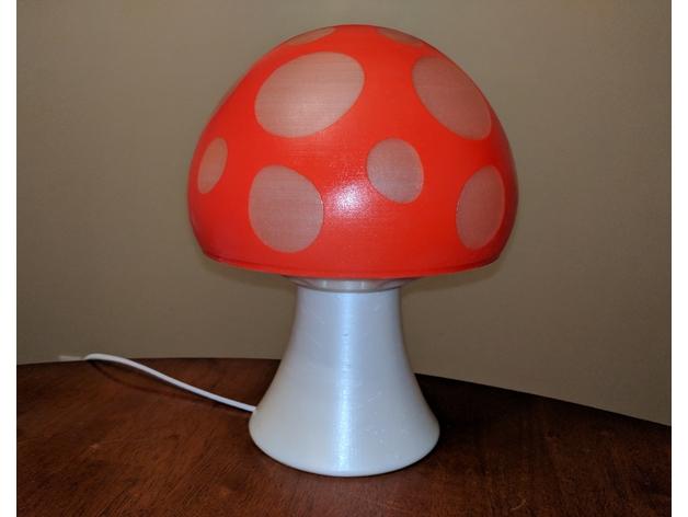 蘑菇灯3D打印模型