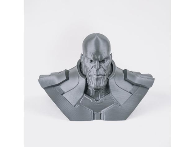 漫威复仇者联盟灭霸半身雕像3D打印模型
