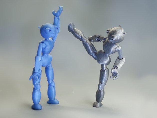 关节机器人3D打印模型