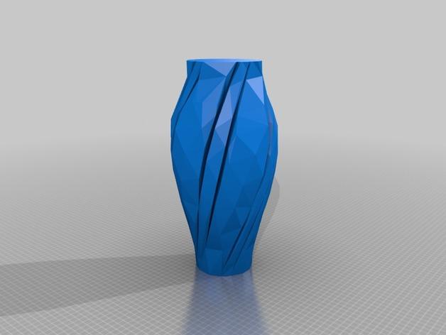 螺旋花瓶3D打印模型