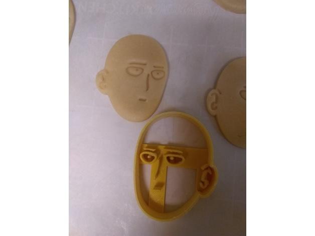 一拳超人琦玉老师饼干模具3D打印模型