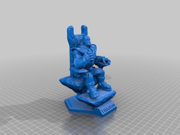 漫威复仇者联盟灭霸王座版手办3D打印模型