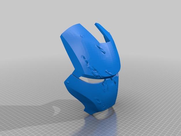 漫威复仇者联盟钢铁侠和战争机器MK6套装3D打印模型