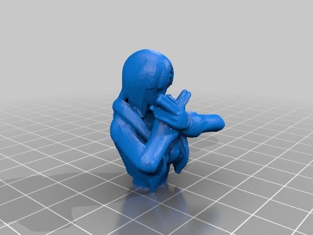 海贼王罗宾手办3D打印模型
