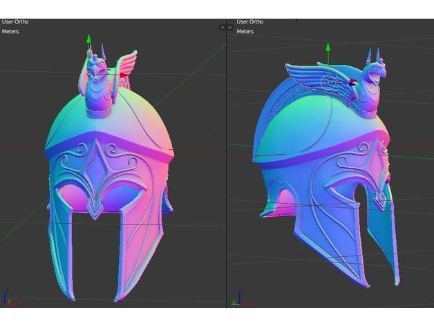 刺客信条奥德赛头盔3D打印模型