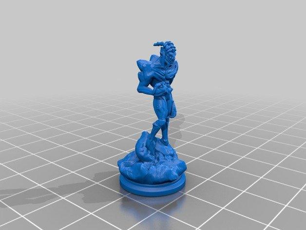 熔岩恶魔3D打印模型
