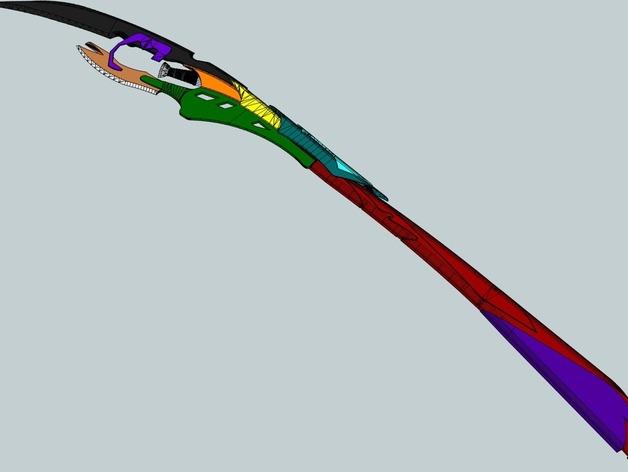 漫威复仇者联盟Loki的权杖3D打印模型