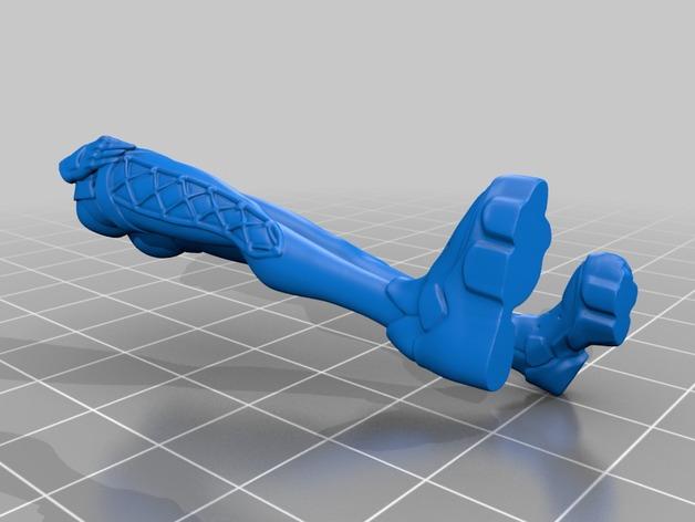 守望先锋猎空手办模型3D打印模型