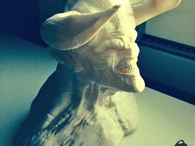 魔鬼雕塑3D打印模型