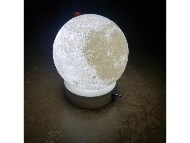 月球灯3D打印模型
