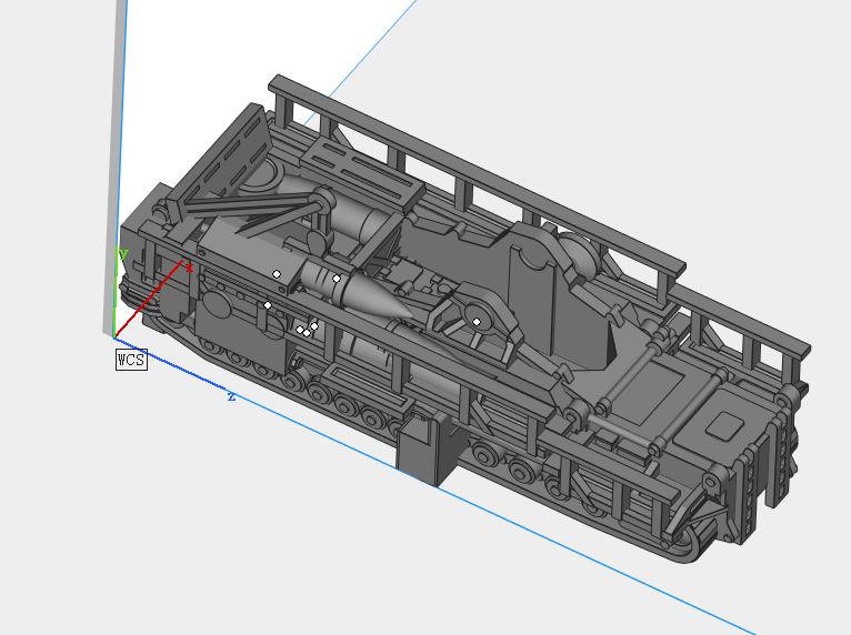 二战餐具系列小车13D打印模型