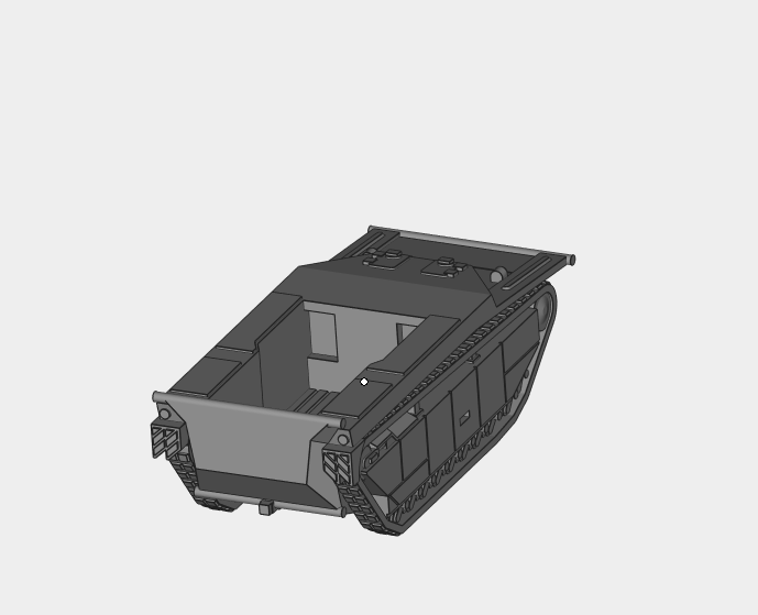 二战餐具系列小车43D打印模型