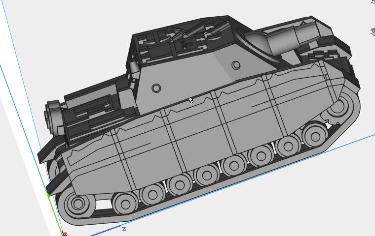 二战餐具系列小车63D打印模型