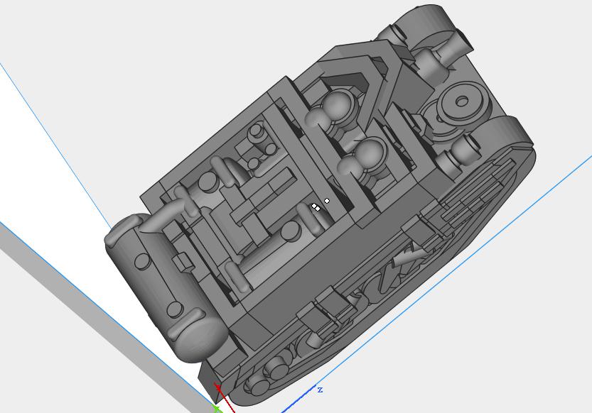 二战餐具系列小车73D打印模型