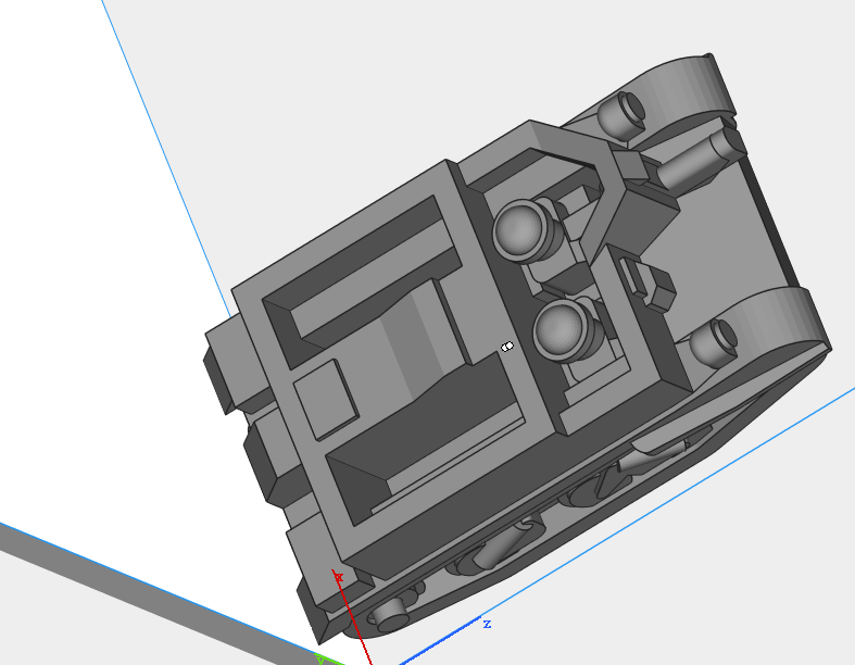 二战餐具系列小车83D打印模型