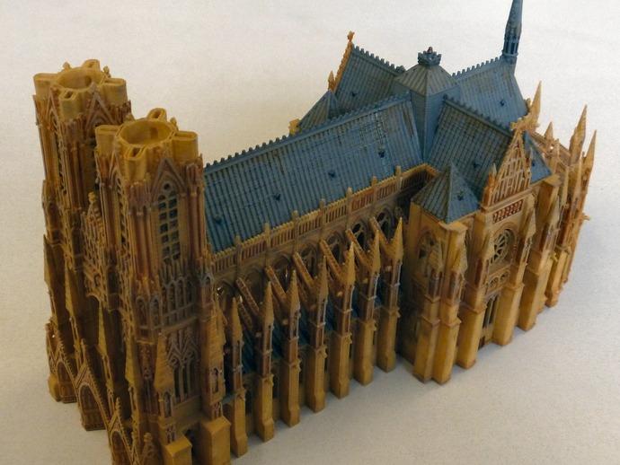 巨大的城堡3D打印模型