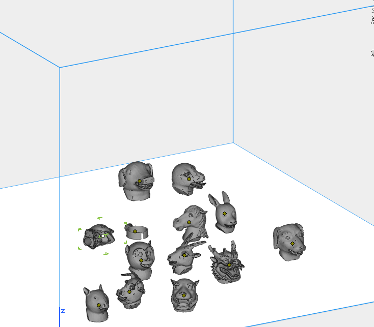 成龙十二生肖笔套3D打印模型