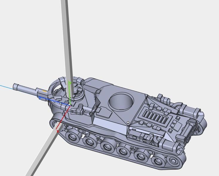 二战餐具系列小车93D打印模型