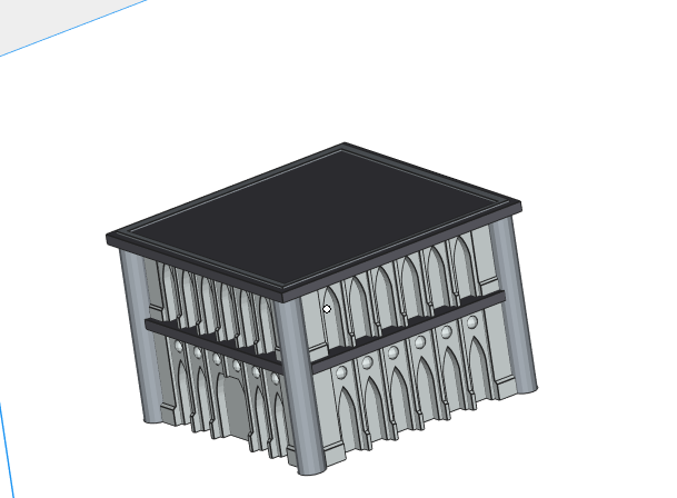 哥特式建筑3D打印模型