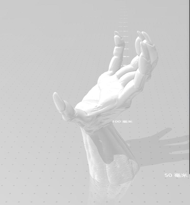 魔人的手3D打印模型