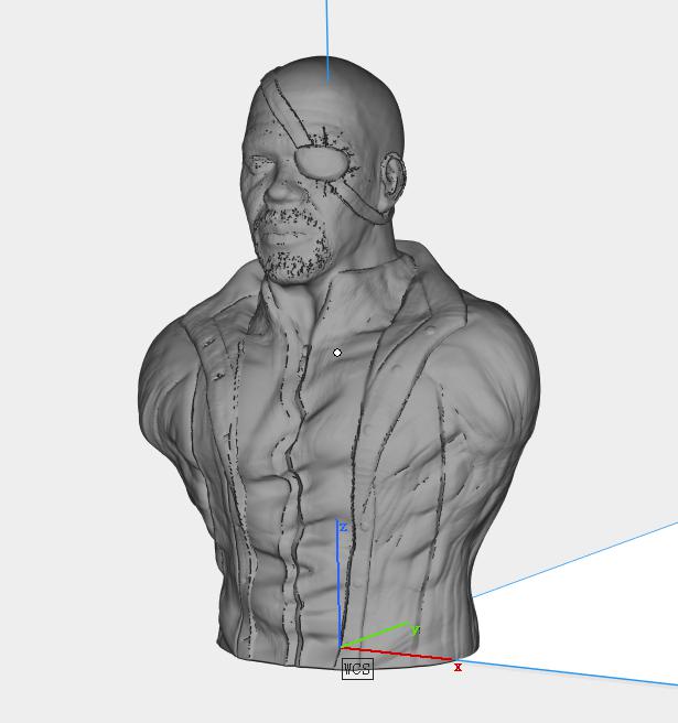 神盾局光头局长3D打印模型