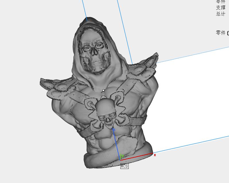 骷髅王3D打印模型