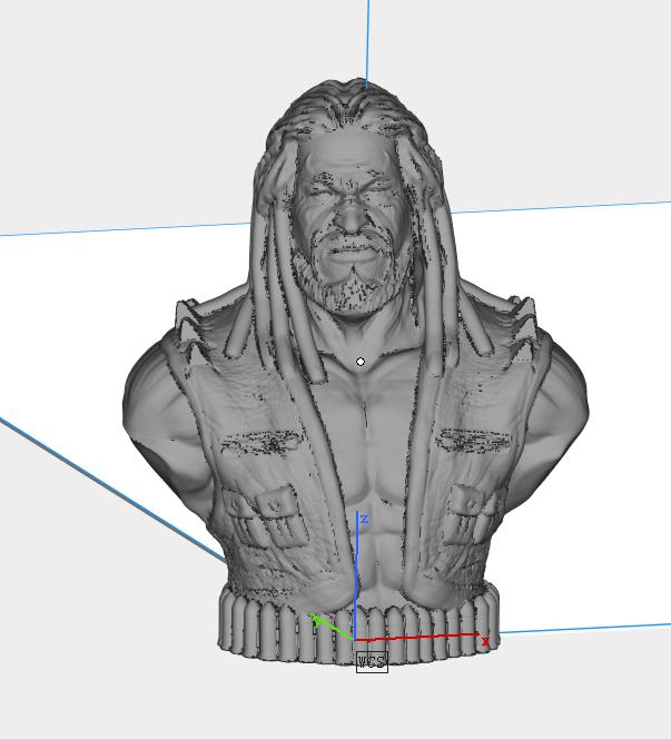 洛博半身像3D打印模型