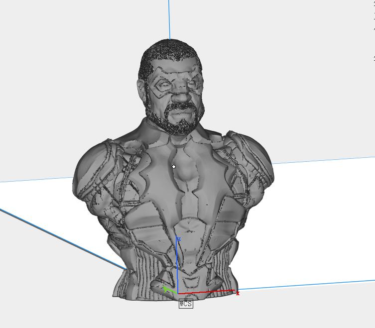 黑色灯光3D打印模型