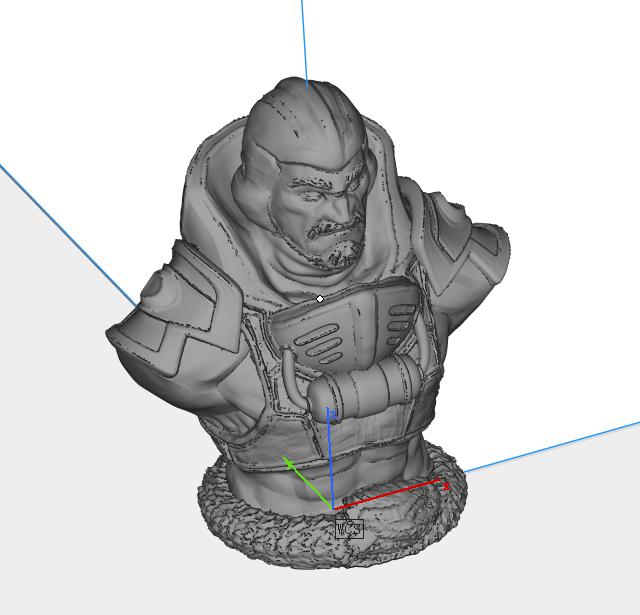 电影人物半身像3D打印模型