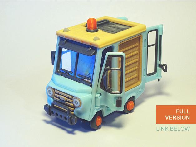 玩具小车3D打印模型