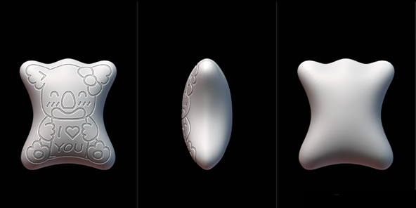 乐天小熊饼3D打印模型