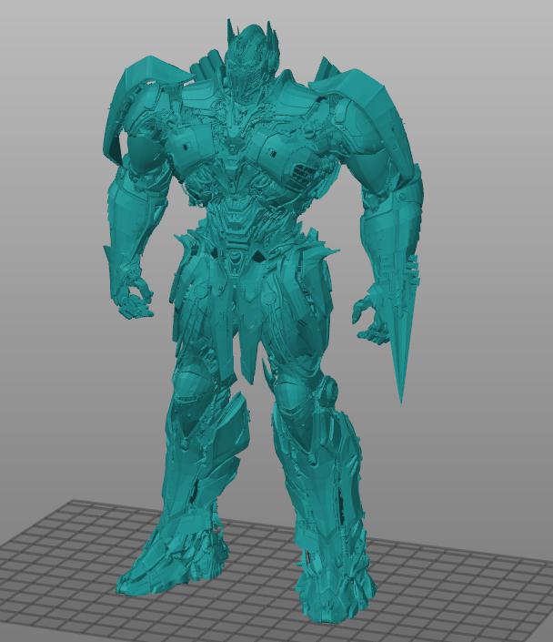 变形金刚-擎天柱3D打印模型
